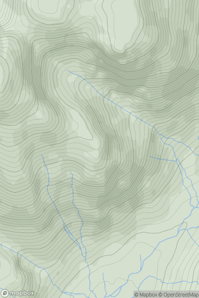 Thumbnail image for Pen [Lake District C&W] showing contour plot for surrounding peak